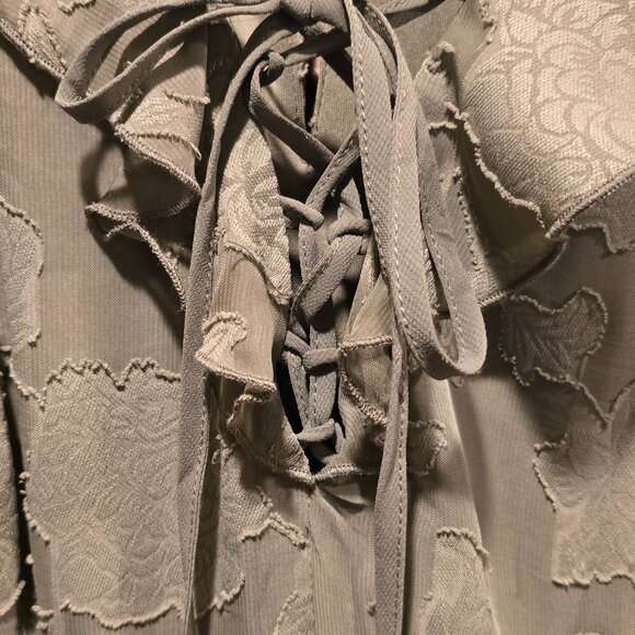 Torrid Festi Stretch Lace Hi Lo Lace Up Maxi Dress - Picture 7 of 10